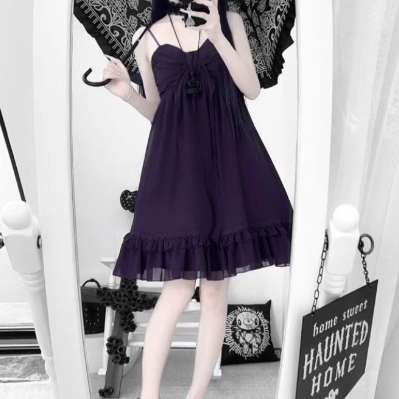 فستان ميدي أنيق بتصميم هالتر م - مراجعة French Vintage Floral Midi Dress وسعره