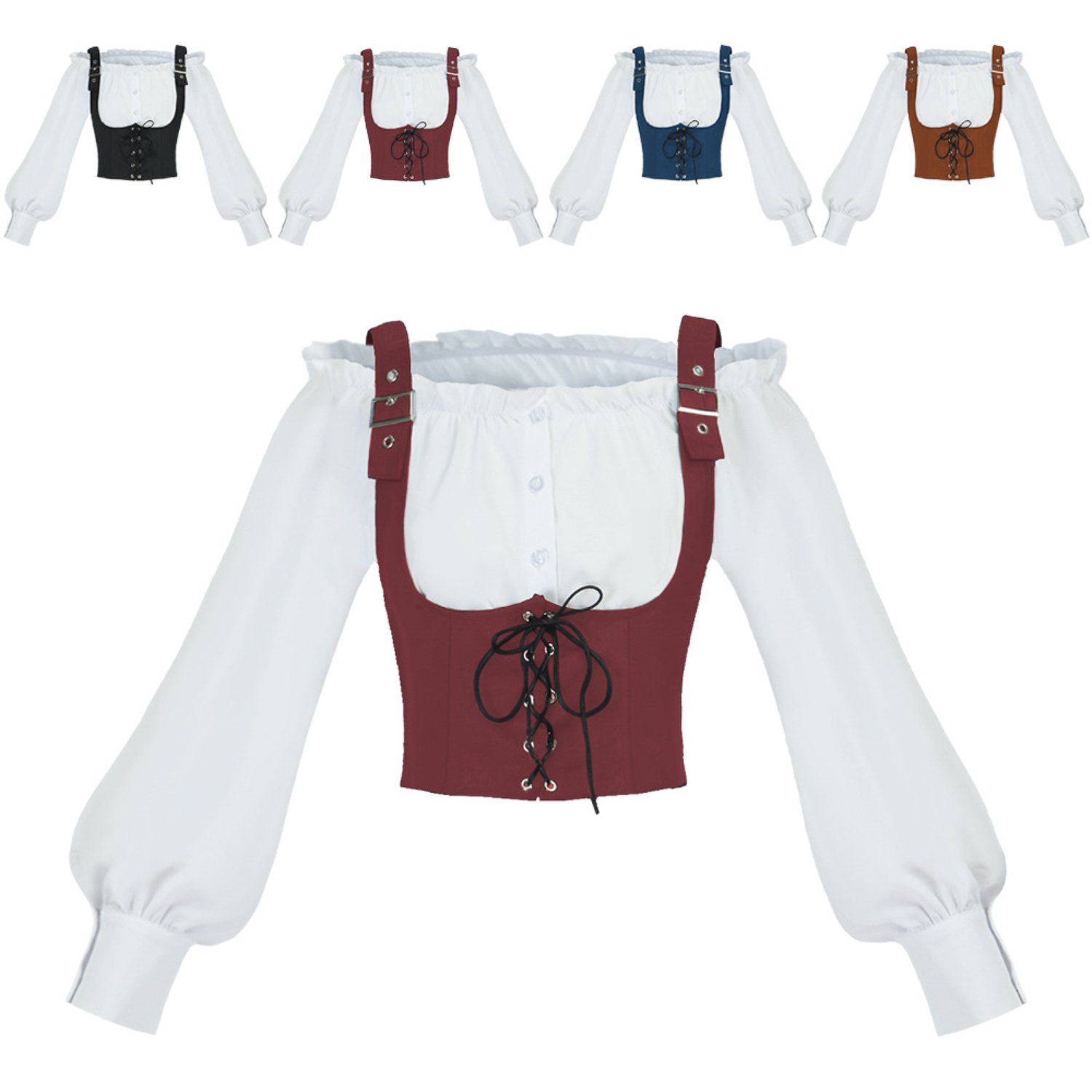 طقم أزياء من قطعتين من رينيسان - مراجعة Blouses وسعره