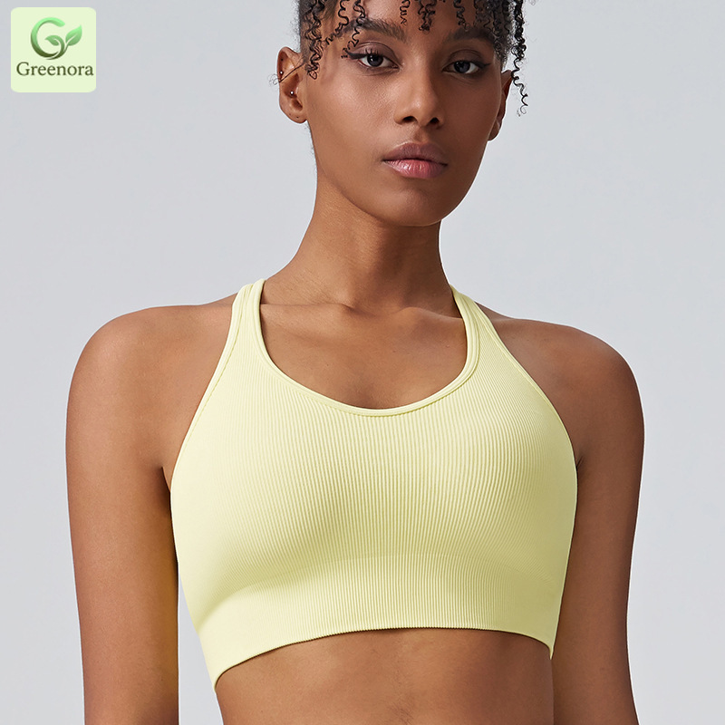 حمالة صدر رياضية نسائية من Gre - مراجعة Seamless Ribbed Workout Tank Top وسعره